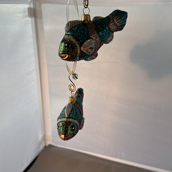 Set of two fish ornaments - Picture 2 of 4